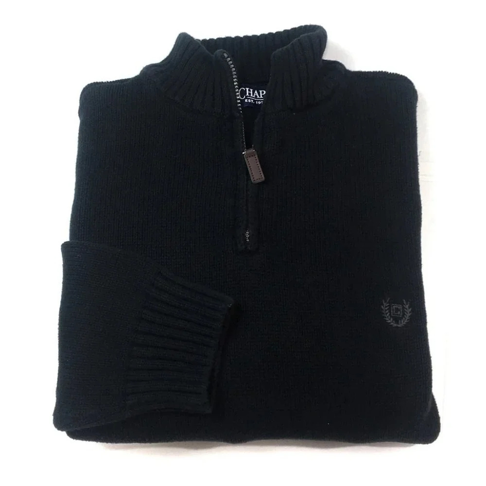 SW53 Chaps Ralph Lauren Half Zip Sweater XXL